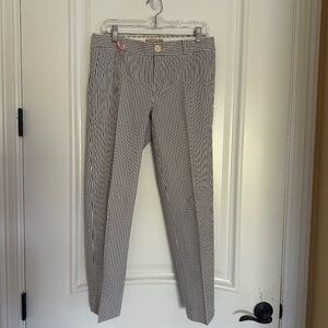 Banana Republic Blue & White Seersucker Striped Pants – Size 4 (Martin Fit)